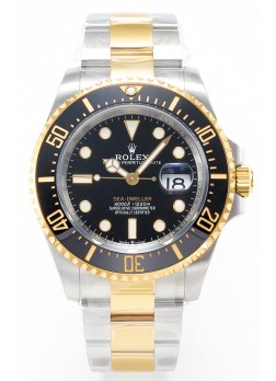 Rolex Sea-Dweller Super Clone 126603 Reloj Réplica Suizo Réplica Espejo 1:1 Caja en Dos Tonos Acero 904L