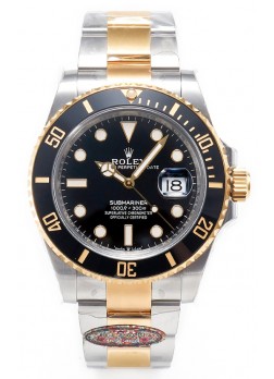 Rolex Submariner 41MM Date Cerámica Dos Tonos 126613LN - Réplica Espejo 1:1 - Reloj Definitivote Acero 904L
