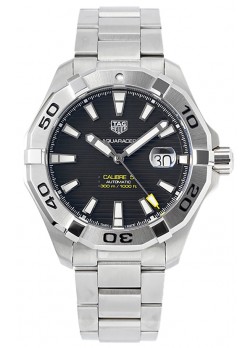 Tag Heuer Aquaracer Calibre 5 Reloj Réplica Espejo 1:1 Dial Negro Acero 904L 44MM