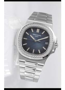 Patek Philippe Nautilus 5711 Reloj Réplica Suizo - Calida espejo 1:1 Bisel en Diamantes