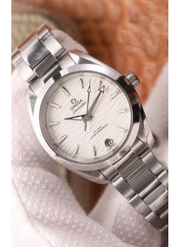 Omega Seamaster Aquaterra 150M 34MM Reloj Réplica Suizo Dial Blanco