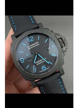 Panerai Luminor Edición Marina Carbotech PAM1661 Reloj Réplica a Espejo 1:1 Caja en Carbono