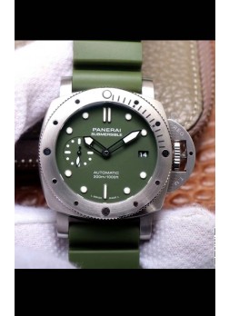 Panerai Luminor Submersible Verde Militare PAM1055 Reloj Réplica Suizo 42MM