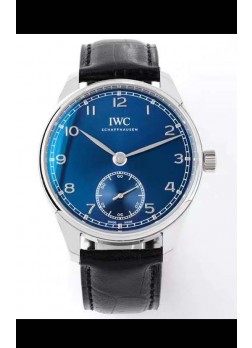 IWC Portofino Reloj Réplica Suizo Automático Calidad a Espejo 1:1 Dial Azul Caja de Acero Inoxidable