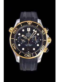 Omega Seamaster Co-Axial Master Chronometer Chronograph Oro Amarillo 44MM Reloj Réplica a Espejo 1:1