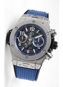 Hublot Big Bang Edición Unico Titanium Azul Reloj Réplica Suizo a espejo 1:1