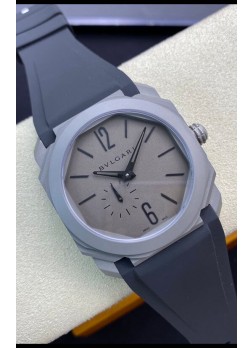 Bvlgari Octo Finissmo Edición Réplica a Espejo 1:1 Areneado Caja en Cerámica