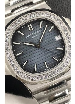 Patek Philippe Nautilus 5713/1G Acero 904L Actualizado 2023 Reloj Réplica a Espejo - Dial Azul