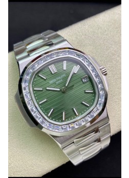 Patek Philippe Nautilus 5711 Acero 904L Actualizado 2023 Reloj Réplica - Dial Verde