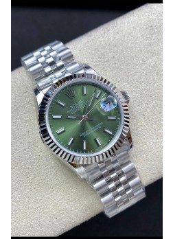 Rolex Datejust 278274 31MM Reloj Réplica Suizo en Acero 904L Dial Verde - Réplica a Espejo 1:1