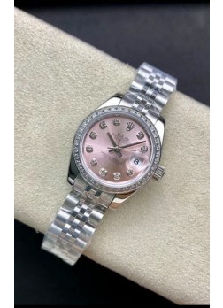 Rolex Datejust 279174 28MM Réplica Suiza Acero 904L Dial Rosado - Réplica a Espejo 1:1