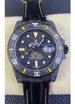 Rolex Submariner DiW Edición Fibra de Carbono Reloj Réplica Suiza - Réplia a Espejo 1:1