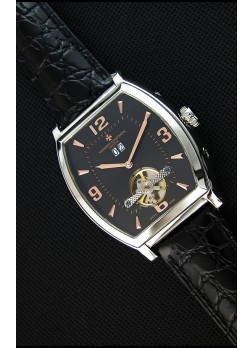 Vacheron Constantin Malte Reloj Réplica Japonés Tourbillon Dial color Negro