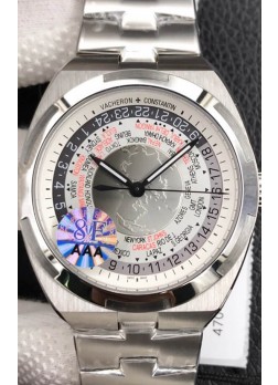 Vacheron Constantin Overseas Edición World Time Dial Blanco Reloj Réplica Suizo