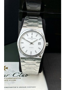 Vacheron Constantin Historiques 222 Super Clone 37MM Caja Acero Reloj en Dial Blanco 