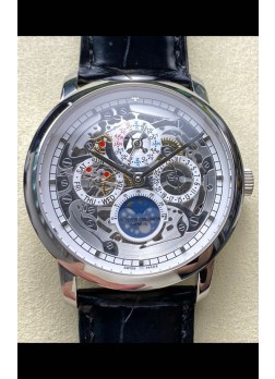 Vacheron Constantin Patrimony Traditionelle Skeleton Calendario Perpetuo Reloj Réplica Suizo  