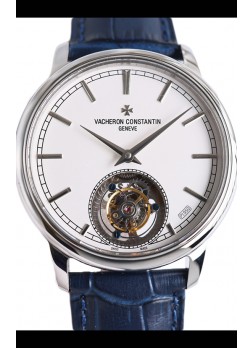 Vacheron Constantin Traditionelle Swiss Tourbillon Caja Acero Reloj Réplica Espejo 1:1 