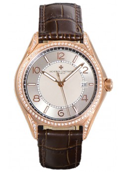 Vacheron Constantin Edición Fiftysix Acero 904L Oro Rosado Réplica Espejo 1:1 Dial Crema