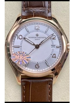 Vacheron Constantin Edición Fiftysix Acero Oro Rosado Réplica Espejo 1:1 Dial Blanco