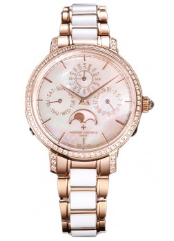 Vacheron Constantin Traditionelle Perpetual Calendar Ultra-Thin Oro Rosado Réplica Suiza 