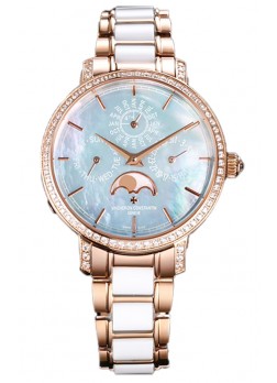 Vacheron Constantin Traditionelle Perpetual Calendar Ultra-Thin Oro Rosado Réplica Suiza 