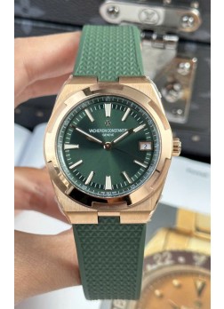 Vacheron Constantin Super Clone Edición Overseas Caja Oro Rosado Correa Goma
