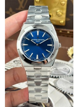 Vacheron Constantin Super Clone Overseas Reloj Edición Ultra-Fina 2000V en Dial Azul 