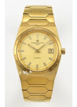 Vacheron Constantin Historiques 222 Reloj Super Clone 37MM Oro Amarillo Dial en Oro
