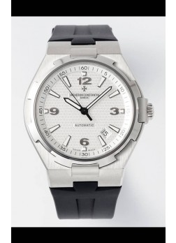 Vacheron Constantin Overseas Réplica Suiza a Espejo 1:1 Dial Blanco - Correa de Goma