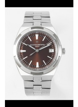 Vacheron Constantin Overseas Réplica Suiza a Espejo 1:1 Dial Marrón - Correa Acero