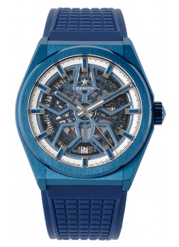 Zenith Defy Classic Skeleton 41MM Azul Cerámica Men's Reloj Réplica Suizo