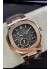Patek Philippe Nautilus 5712/R Reloj Réplica Calidad Espejo 1:1 Dial Marrón Correa de Piel