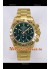 Rolex Daytona John Mayer Super Clone 116508 Dial Oro AmarilloVerde Movimiento Cal.4130 Réplica Suiza